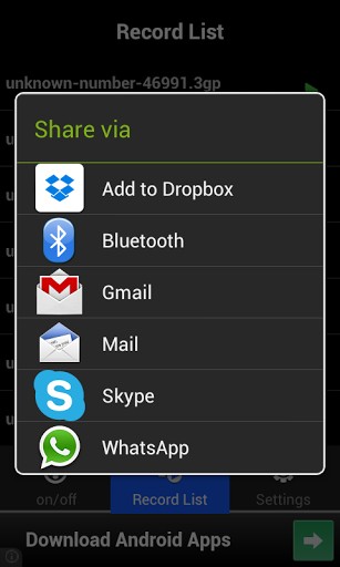 تصویر محیط Real Call Recorder v12.5 تصویر محیط Real Call Recorder v12.5