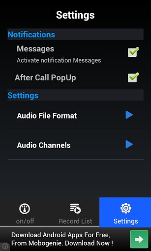 تصویر محیط Real Call Recorder v12.5 تصویر محیط Real Call Recorder v12.5
