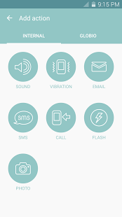 اسکرینشات 3 از محیط برنامه globio Alarm System v2.3.1 برای اندروید
