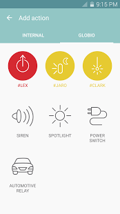 اسکرینشات 4 از محیط برنامه globio Alarm System v2.3.1 برای اندروید