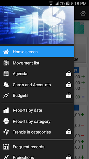اسکرینشات 2 از محیط برنامه Daily Expenses 3 Pro v3.1.11 برای اندروید