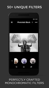 اسکرینشات 3 از محیط برنامه Photo Editor Black and White v1.0.17 برای اندروید
