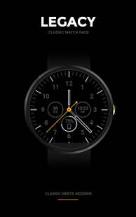 اسکرینشات 4 از محیط برنامه Legacy Watch Face v1.1.0 برای اندروید