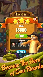 اسکرینشات 5 از محیط برنامه Puss In Boots Jewel Rush v0.0.24 برای اندروید
