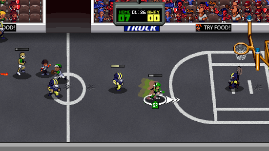 اسکرینشات 5 از محیط برنامه Super Slam Dunk Touchdown v1.3.4 برای اندروید