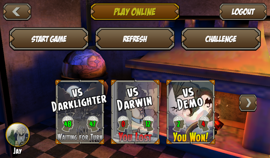 اسکرینشات 2 از محیط برنامه Cthulhu Realms v1.0.353 برای اندروید
