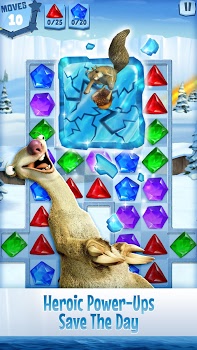 اسکرینشات 2 از محیط برنامه Ice Age Arctic Blast v13.909 برای اندروید
