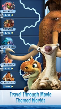اسکرینشات 3 از محیط برنامه Ice Age Arctic Blast v13.909 برای اندروید