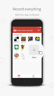 اسکرینشات 1 از محیط برنامه DG Game Screen Recorder v1.1.7 برای اندروید
