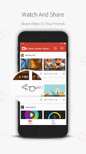 اسکرینشات 3 از محیط برنامه DG Game Screen Recorder v1.1.7 برای اندروید