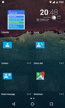 اسکرینشات 1 از محیط برنامه Cold Launcher v10 برای اندروید