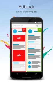 اسکرین‌شات 3 از محیط برنامه مرورگر قوی اوربیتوم برای اندروید