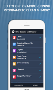 تصویر محیط RAM Booster and Cleaner v1.1 تصویر محیط RAM Booster and Cleaner v1.1