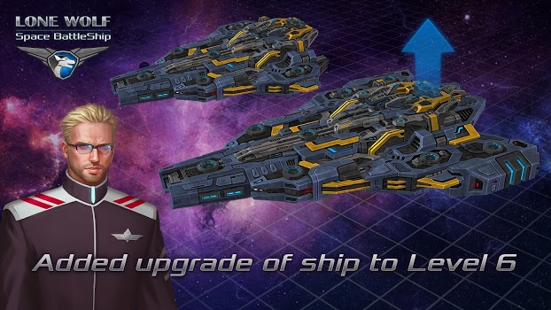 اسکرینشات 1 از محیط برنامه Battleship Lonewolf – Space TD v1.4 + data برای اندروید