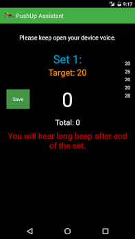 تصویر محیط PushUp Assistant v1.6 تصویر محیط PushUp Assistant v1.6