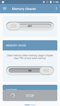 اسکرینشات 2 از محیط برنامه Auto Memory Cleaner v3.0.3 برای اندروید