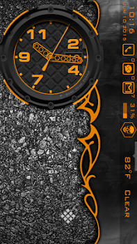 اسکرینشات 1 از محیط برنامه WatchMaker Live Wallpaper v1.3.3 برای اندروید