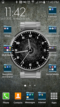 اسکرینشات 4 از محیط برنامه WatchMaker Live Wallpaper v1.3.3 برای اندروید