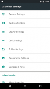 تصویر محیط Lollipop Launcher v1.3.3 تصویر محیط Lollipop Launcher v1.3.3
