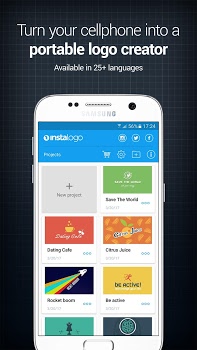 اسکرینشات 1 از محیط برنامه InstaLogo Logo Creator v2.2 برای اندروید