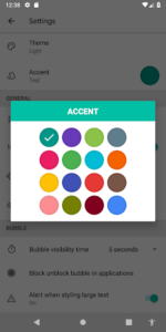 اسکرینشات 3 از محیط برنامه Stylish Text برای اندروید