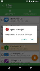 تصویر محیط Uninstallers v1.40 تصویر محیط Uninstallers v1.40