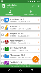 تصویر محیط Uninstallers v1.40 تصویر محیط Uninstallers v1.40