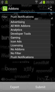 تصویر محیط Addons Detector v3.58.2 تصویر محیط Addons Detector v3.58.2