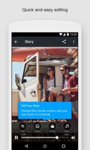 اسکرین‌شات 5 از محیط برنامه RealTimes Video Maker برای اندروید