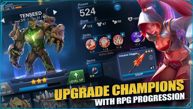 اسکرینشات 3 از محیط برنامه Champions Destiny v1.4.4 + data برای اندروید