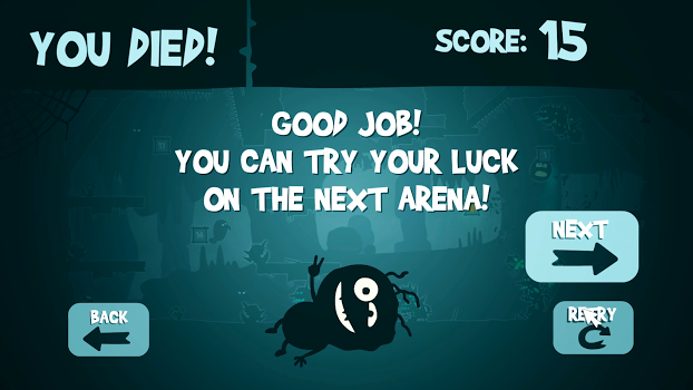 اسکرینشات 4 از محیط برنامه Bouncy Bob v1.42 برای اندروید