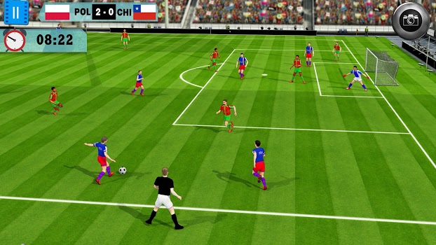 اسکرینشات 1 از محیط برنامه Pro Soccer Leagues 2018 – Stars Football World Cup v1.0.4 برای اندروید