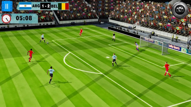 اسکرینشات 3 از محیط برنامه Pro Soccer Leagues 2018 – Stars Football World Cup v1.0.4 برای اندروید