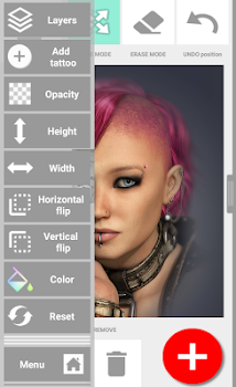 اسکرینشات 3 از محیط برنامه Piercing Photo Editor PRO v1.21 برای اندروید