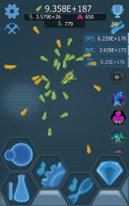 اسکرین‌شات 5 از محیط برنامه Bacterial Takeover - Idle Clicker برای اندروید
