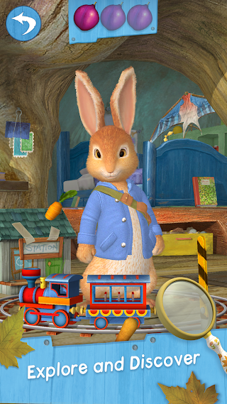 اسکرینشات 4 از محیط برنامه Peter Rabbit: Let’s Go! v1.0 + data برای اندروید