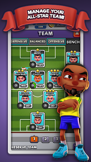 اسکرینشات 2 از محیط برنامه Football Fred v1.161 برای اندروید