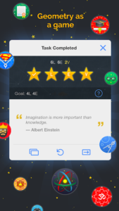 تصویر محیط Euclidea v4.43
