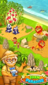 اسکرینشات 1 از محیط برنامه Farm Paradise برای اندروید