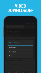 اسکرینشات 2 از محیط برنامه Downloader & Private Browser برای اندروید