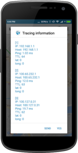 تصویر محیط Intrace: Visual Traceroute v1.100 build 298 تصویر محیط Intrace: Visual Traceroute v1.100 build 298
