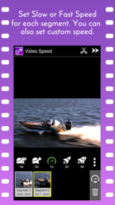 اسکرینشات 1 از محیط برنامه Video Speed Slow Motion & Fast برای اندروید