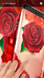 اسکرینشات 1 از محیط برنامه Red Rose Keyboar برای اندروید
