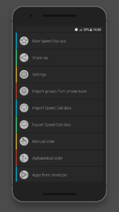 ویجت تماس سریع Speed Dial Pro روی اندروید