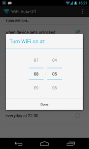 تنظیمات WiFi Automatic روی اندروید