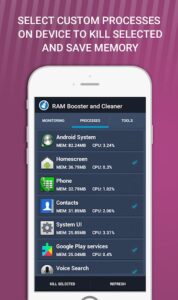 پاکسازی کش RAM Booster اندروید