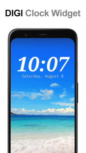 آموزش نصب ویجت ساعت DIGI اندروید