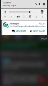 والپیپر بارانی Rainpaper برای اندروید