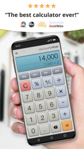 دانلود Calculator Plus — محیط برنامه در اندروید