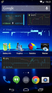 ویجت باتری3C برای اندروید